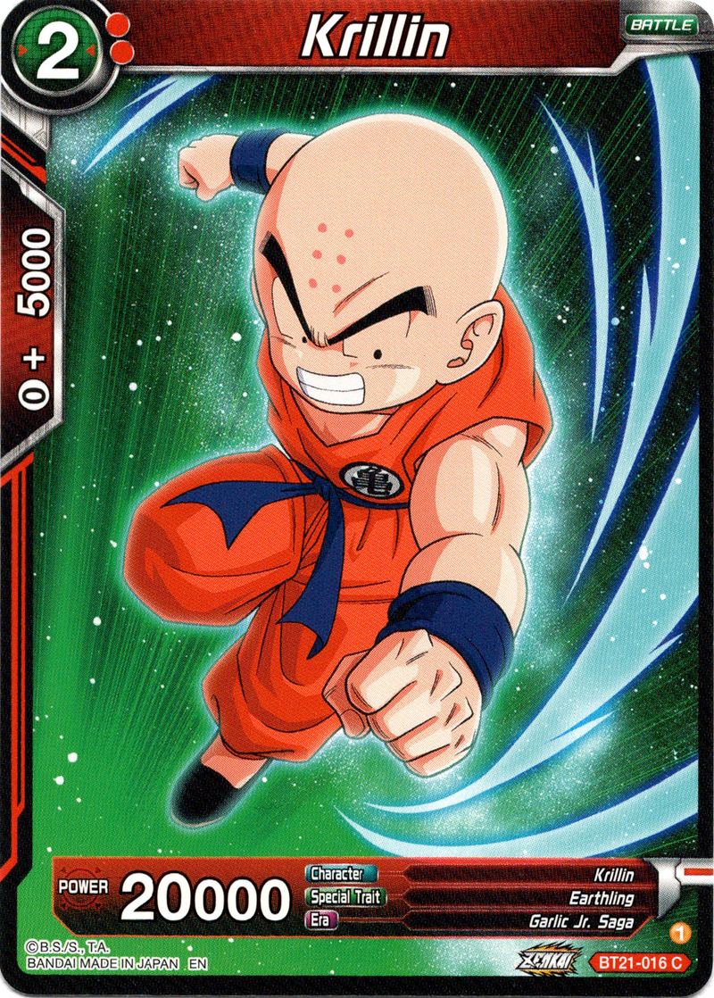 Krillin - BT21-016 - Wild Resurgence - Card Cavern