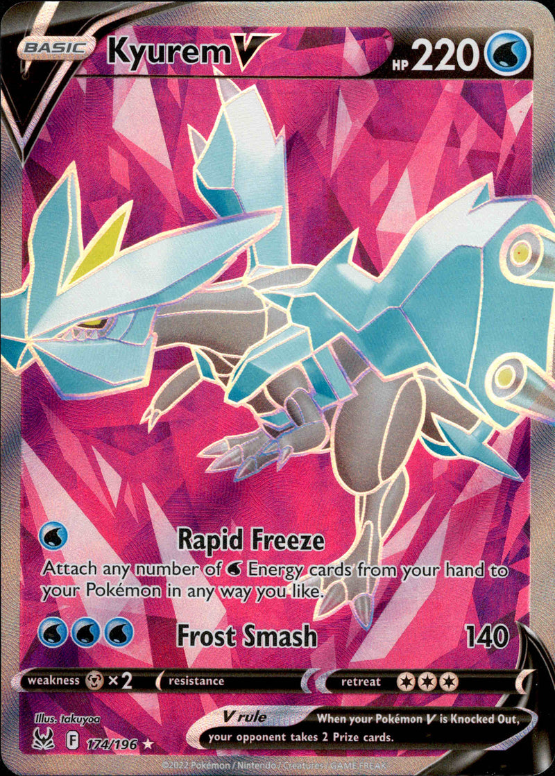 Kyurem V Full Art - 174/196 - Lost Origin - Card Cavern