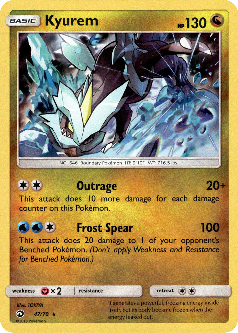 Kyurem - 47/70 - Dragon Majesty - Holo - Card Cavern