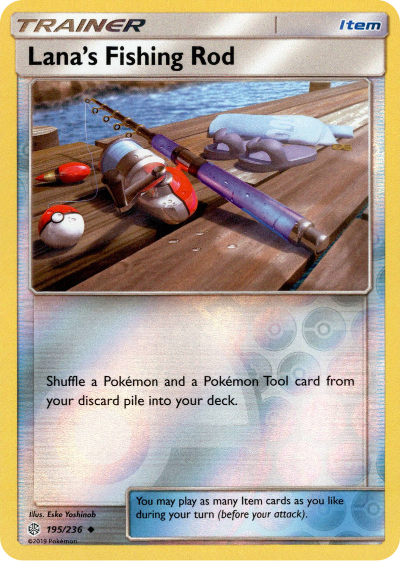 Lana's Fishing Rod - 195/236 - Cosmic Eclipse - Reverse Holo - Card Cavern