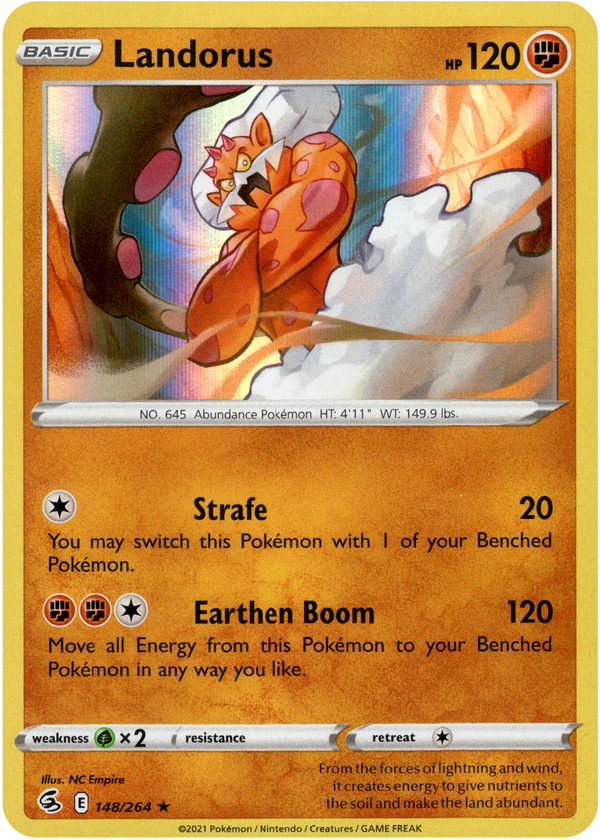 Landorus - 148/264 - Fusion Strike - Holo - Card Cavern