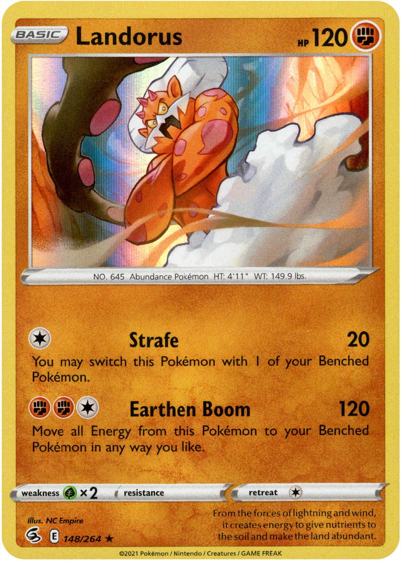 Landorus - 148/264 - Fusion Strike - Holo - Card Cavern