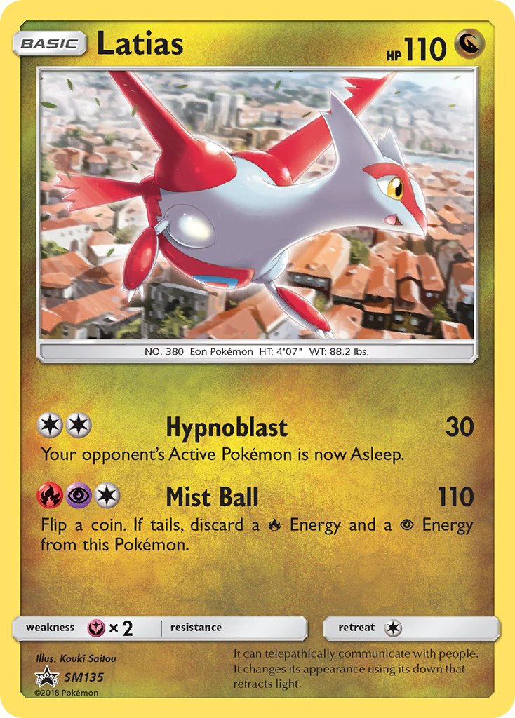 Latias - SM135 - Sun & Moon Promo - Card Cavern