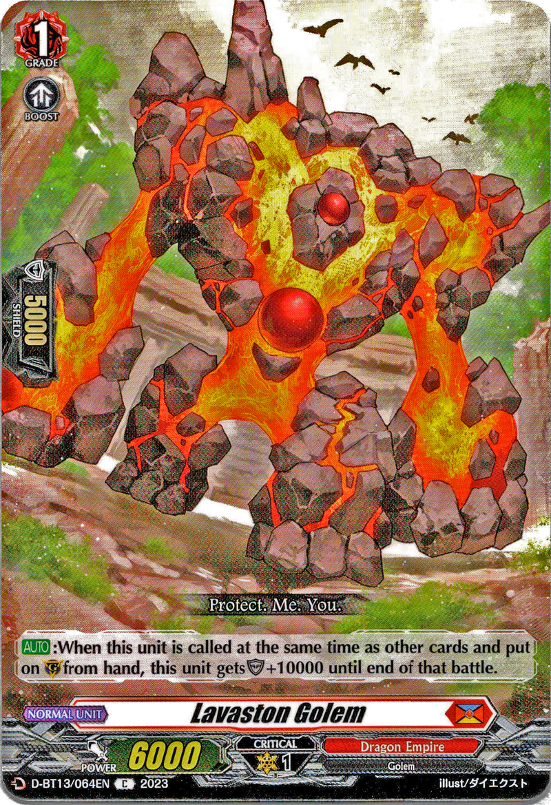 Lavaston Golem - D-BT13/064EN - Flight of Chakrabarthi - Card Cavern