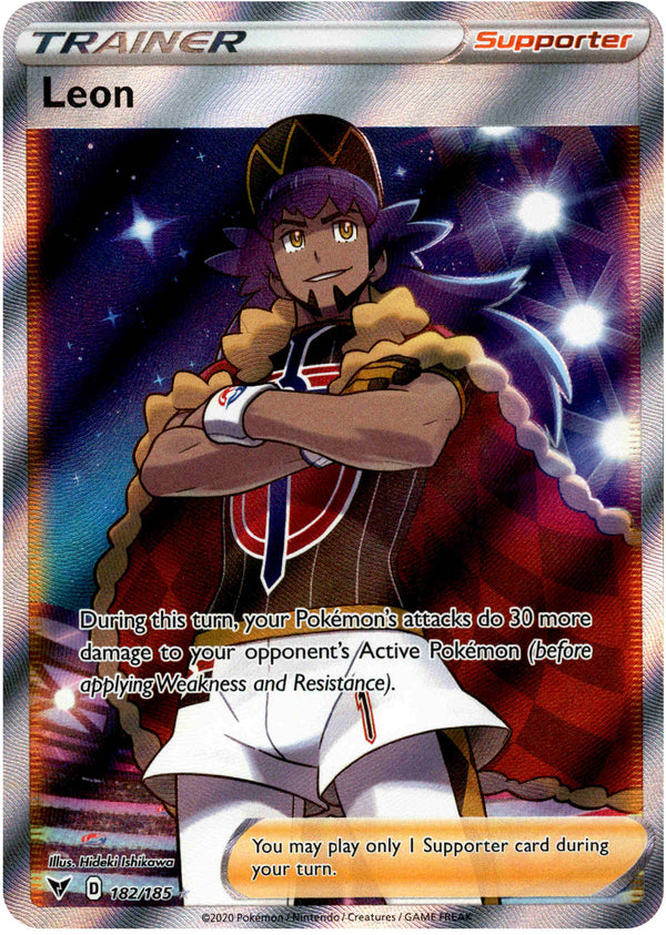 Leon Full Art - 182/185 - Vivid Voltage - Card Cavern