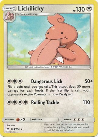 Lickilicky - 103/156 - Ultra Prism - Card Cavern