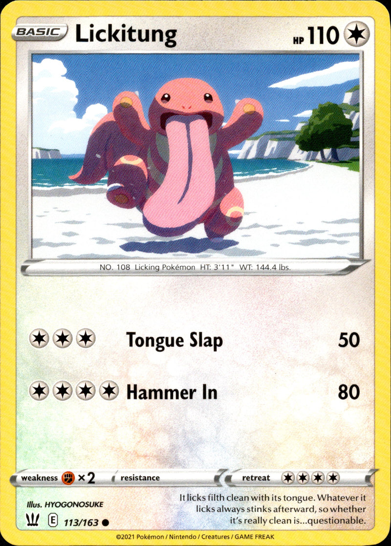 Lickitung - 113/163 - Battle Styles - Card Cavern