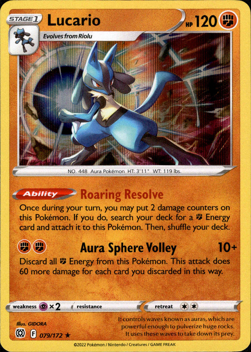 Lucario - 079/172 - Brilliant Stars - Holo - Card Cavern