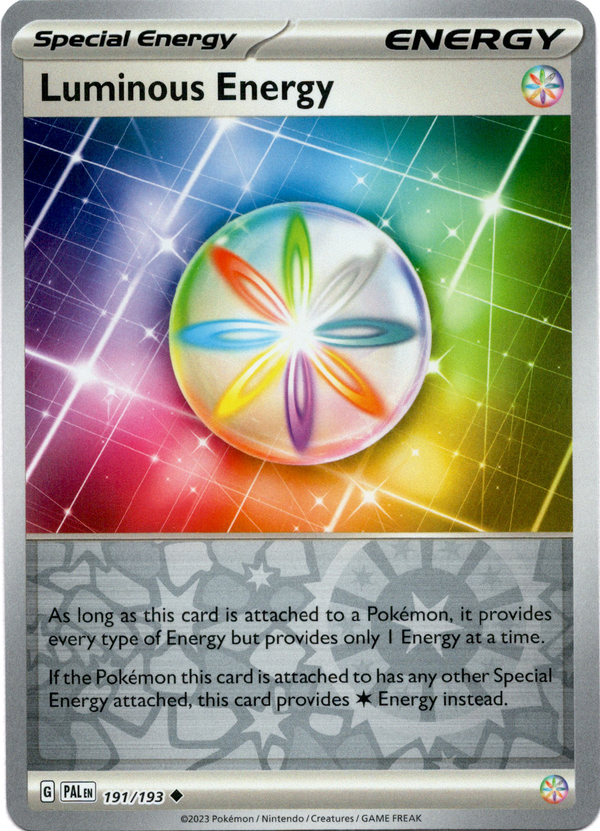 Luminous Energy - 191/193 - Paldea Evolved - Reverse Holo - Card Cavern