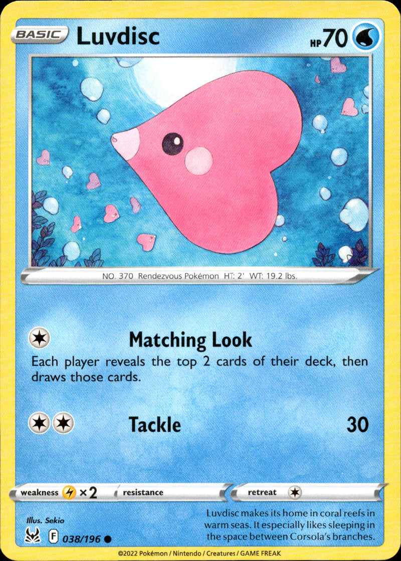 Luvdisc - 038/196 - Lost Origin - Card Cavern