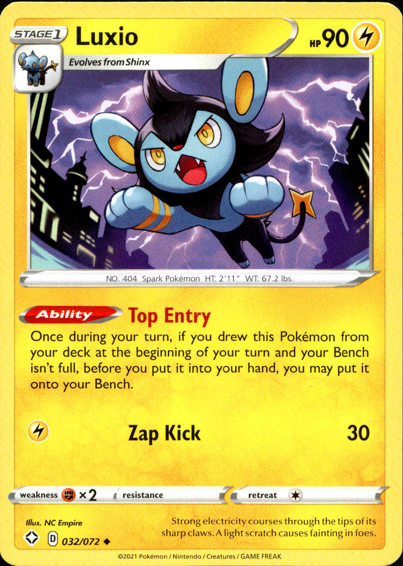 Luxio - 032/072 - Shining Fates - Card Cavern