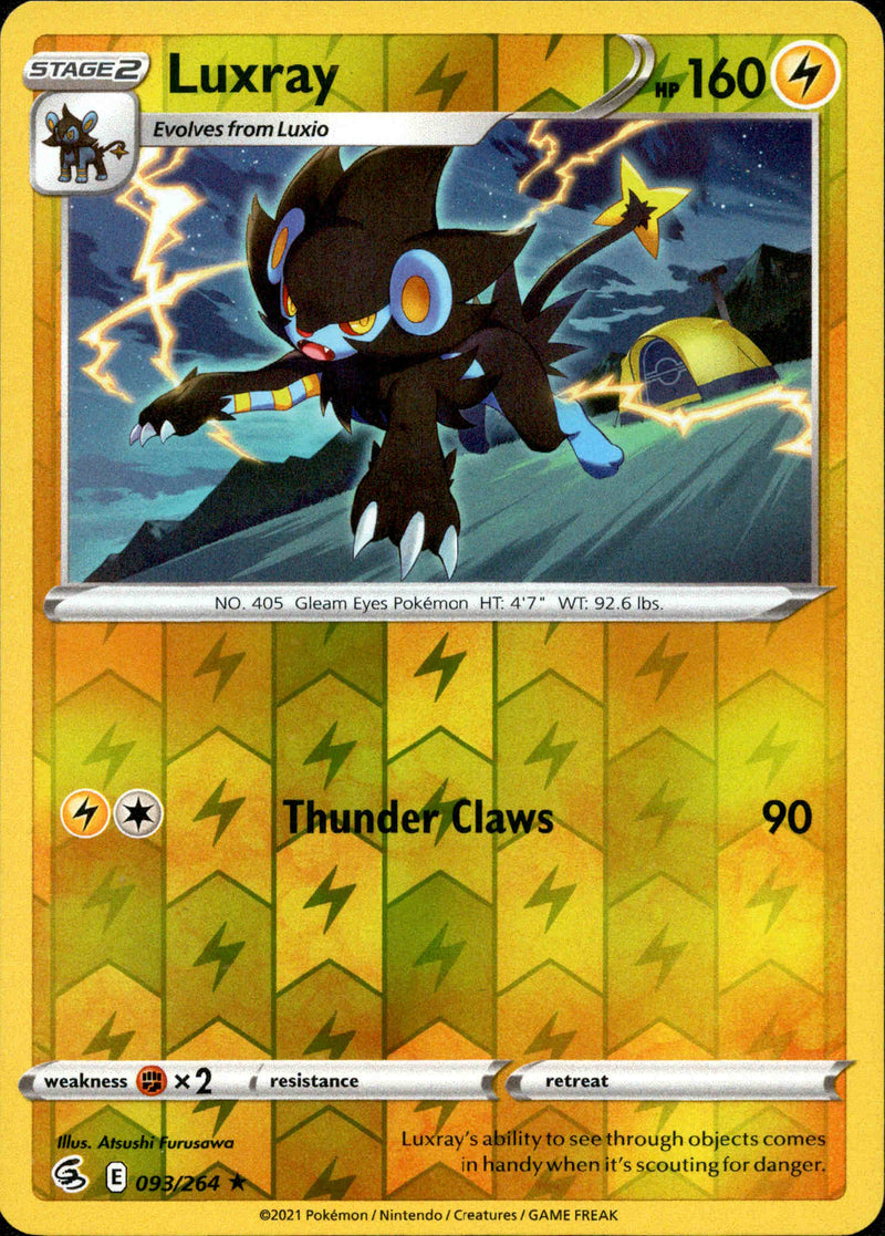 Luxray - 093/264 - Fusion Strike - Reverse Holo - Card Cavern