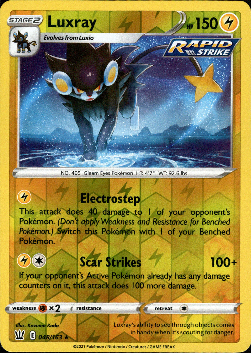 Luxray - 048/163 - Battle Styles - Reverse Holo - Card Cavern