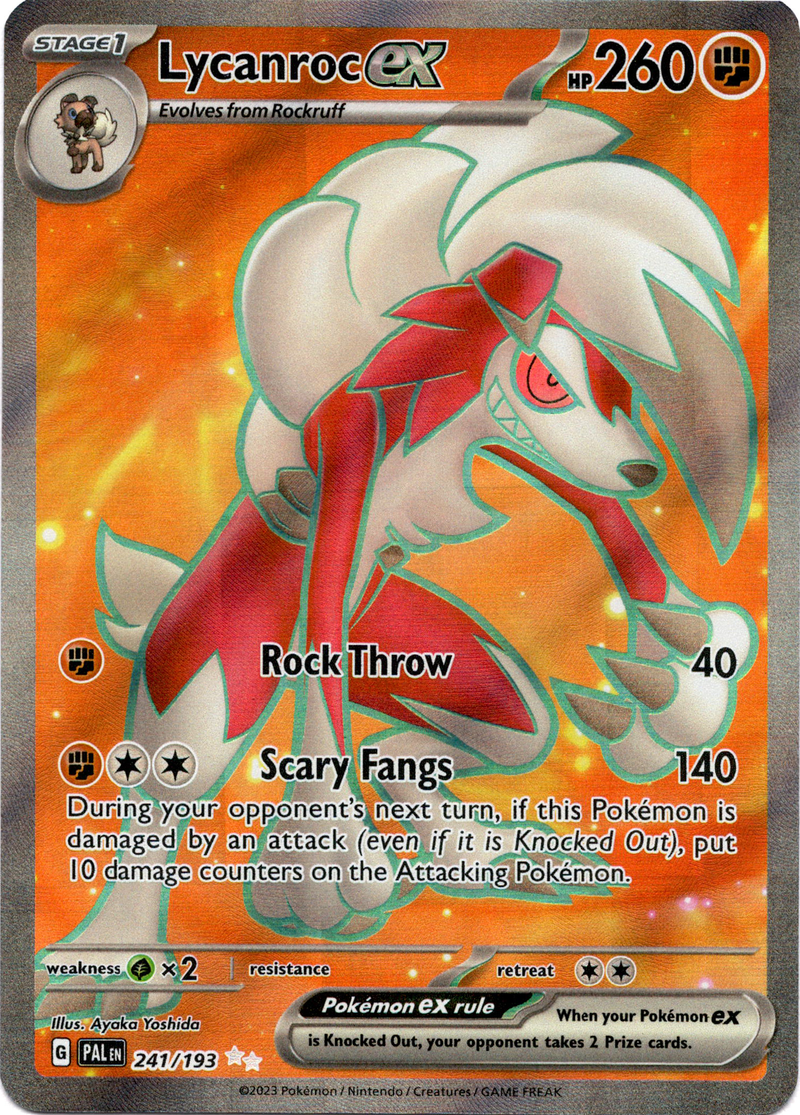 Lycanroc ex - 241/193 - Paldea Evolved - Holo - Card Cavern