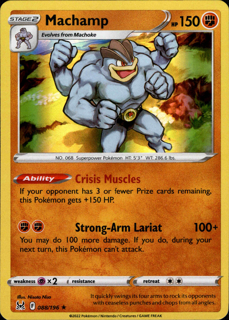 Machamp - 088/196 - Lost Origin - Holo - Card Cavern