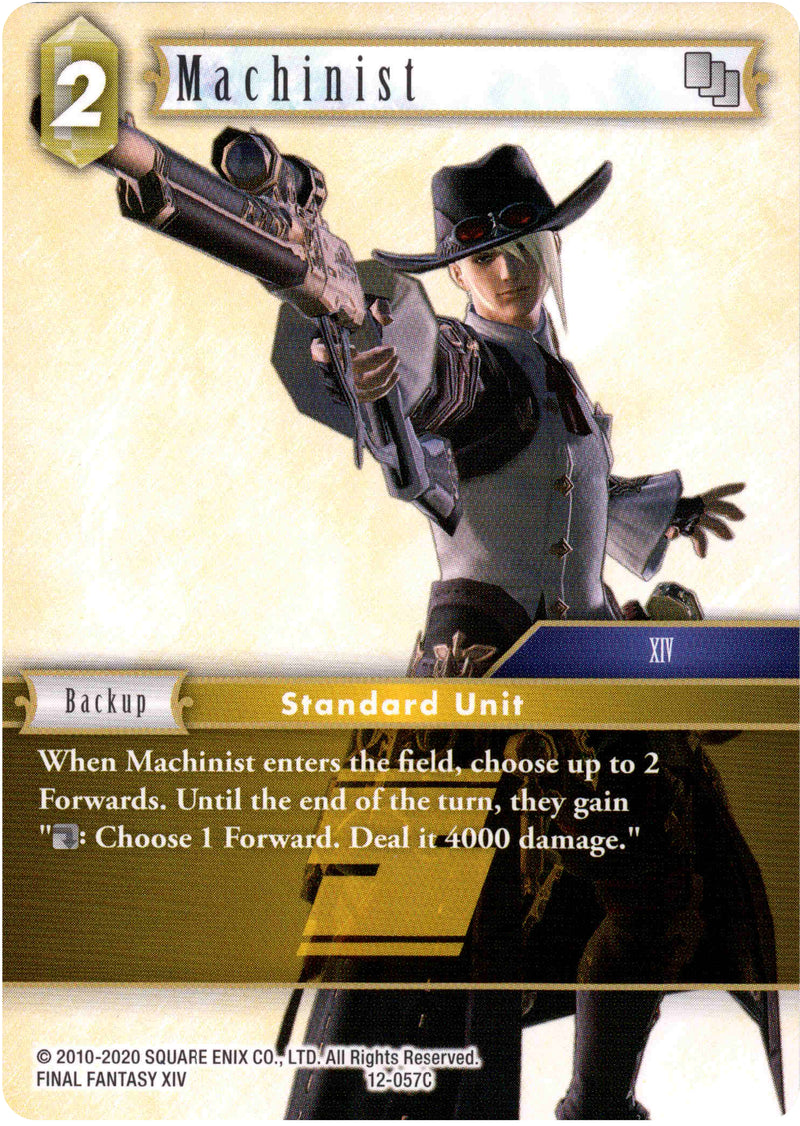 Machinist - 12-057C - Opus XII - Card Cavern