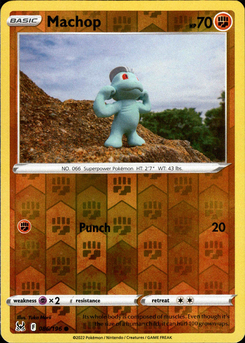 Machop - 086/196 - Lost Origin - Reverse Holo - Card Cavern