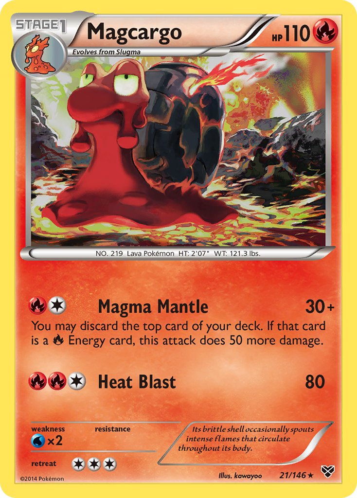 Magcargo - 21/146 - XY Base - Card Cavern