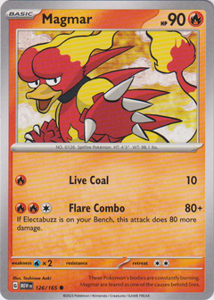 Magmar - 126/165 - Scarlet & Violet 151 - Card Cavern