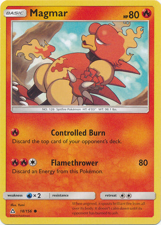 Magmar - 18/156 - Ultra Prism - Card Cavern