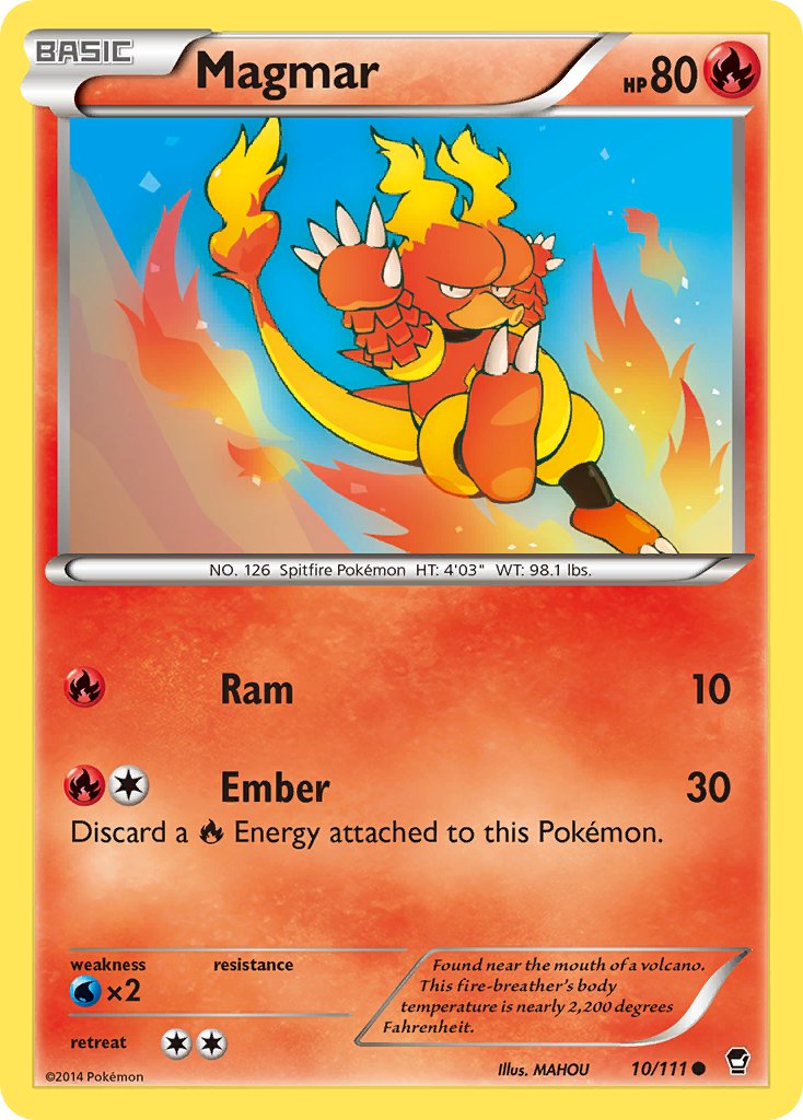 Magmar - 10/111 - Furious Fists - Card Cavern