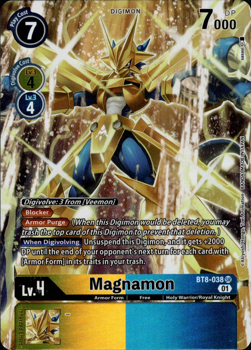 Magnamon Alternate Art - BT8-038 SR - New Awakening - Foil - Card Cavern