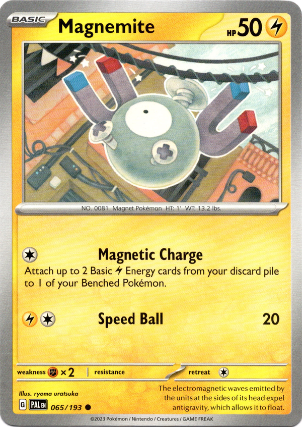 Magnemite - 065/193 - Paldea Evolved - Card Cavern