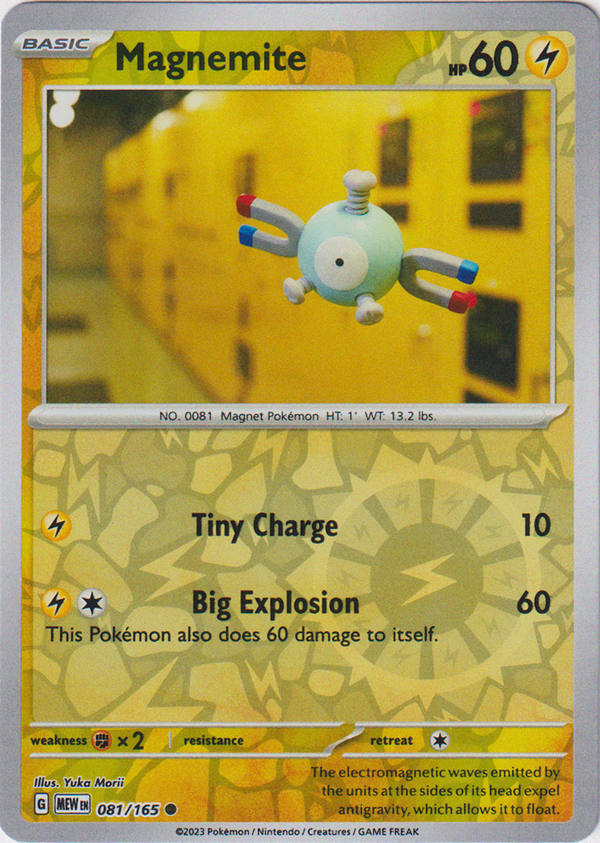 Magnemite - 081/165 - Scarlet & Violet 151 - Reverse Holo - Card Cavern