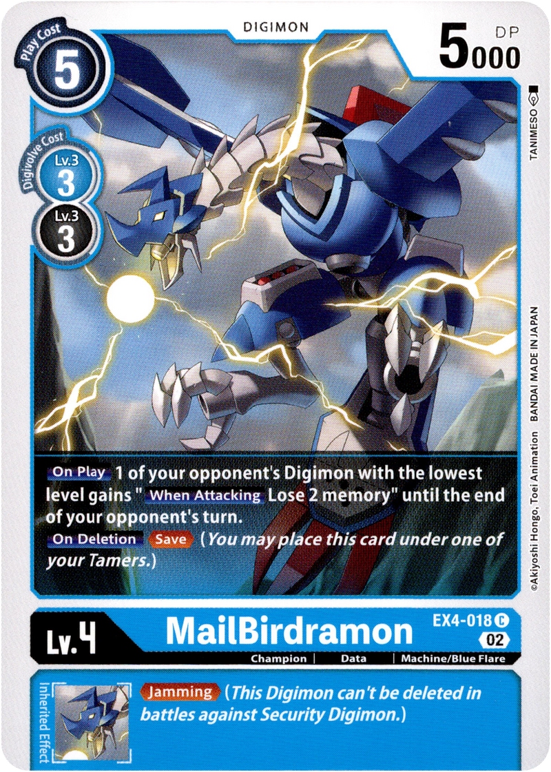 MailBirdramon - EX4-018 C - Alternative Being - Card Cavern