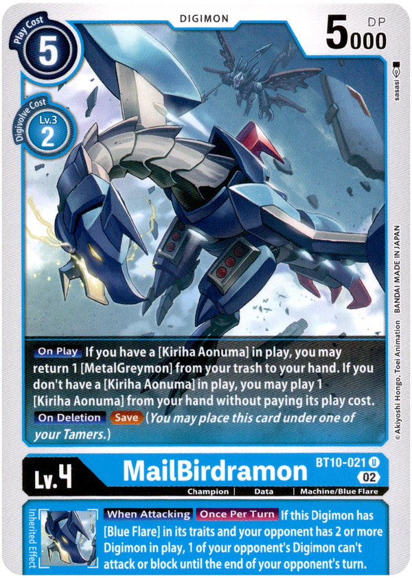 MailBirdramon - BT10-021 U - Xros Encounter - Card Cavern