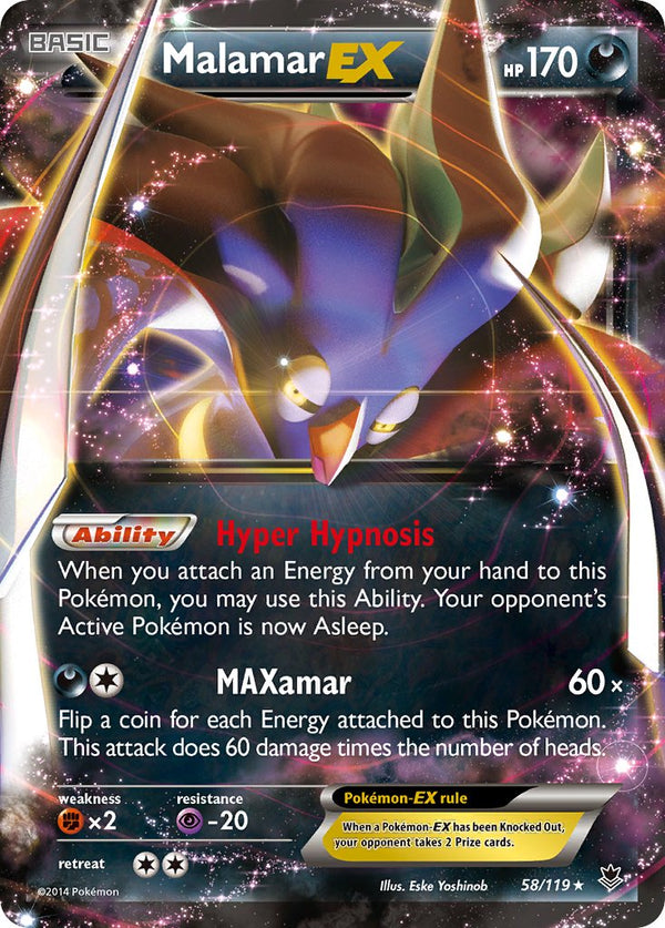 Malamar EX - 58/119 - Phantom Forces - Card Cavern