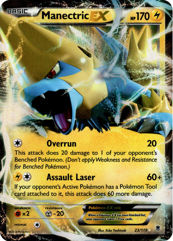 Manectric EX - 23/119 - Phantom Forces - Card Cavern