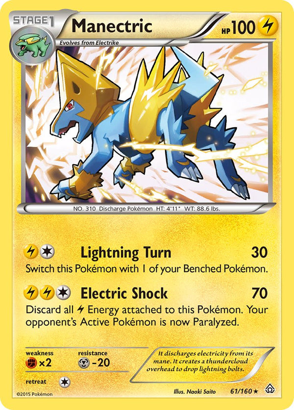 Manectric - 61/160 - Primal Clash - Holo - Card Cavern