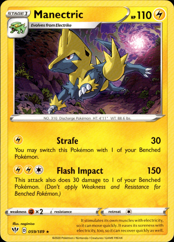 Manectric - 59/189 - Darkness Ablaze - Card Cavern