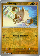 Mankey - 045/091 - Paldean Fates - Reverse Holo - Card Cavern