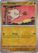 Mankey - 056/165 - Scarlet & Violet 151 - Reverse Holo - Card Cavern