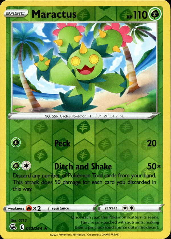 Maractus - 012/264 - Fusion Strike - Reverse Holo - Card Cavern