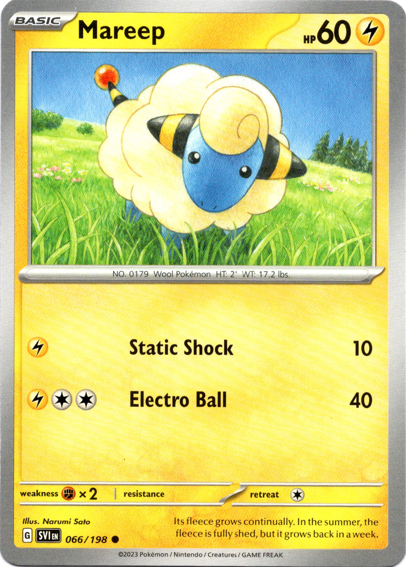 Mareep - 066/198 - Scarlet & Violet - Card Cavern