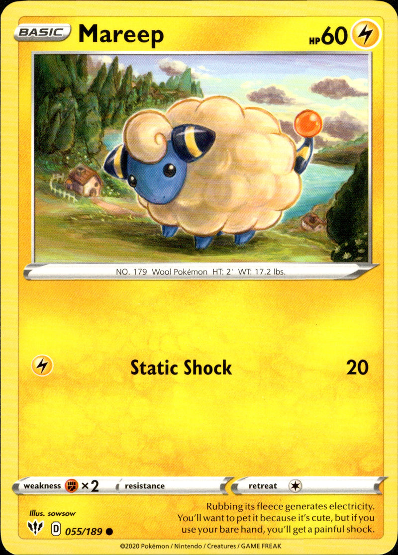 Mareep - 55/189 - Darkness Ablaze - Card Cavern