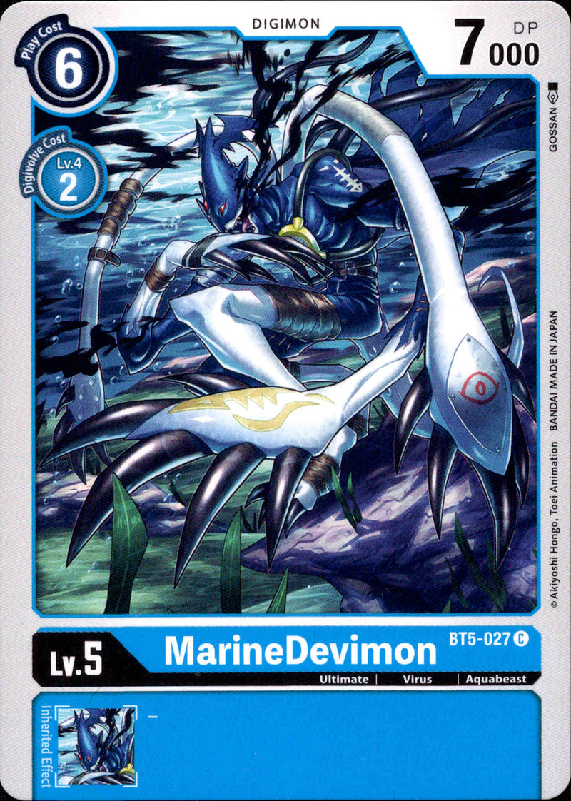 MarineDevimon - BT5-027 - Battle Of Omni - Card Cavern