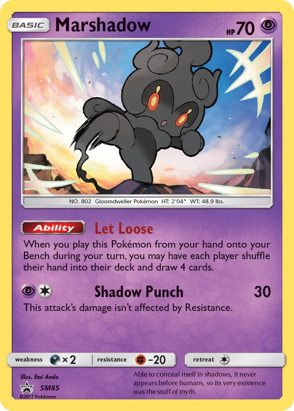 Marshadow - SM85 - Sun & Moon Promo - Card Cavern