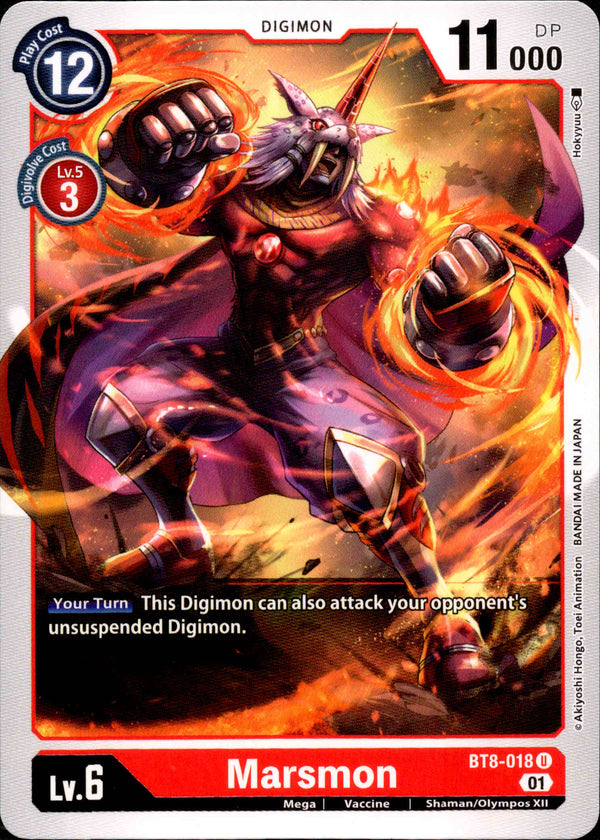 Marsmon - BT8-018 U - New Awakening - Card Cavern