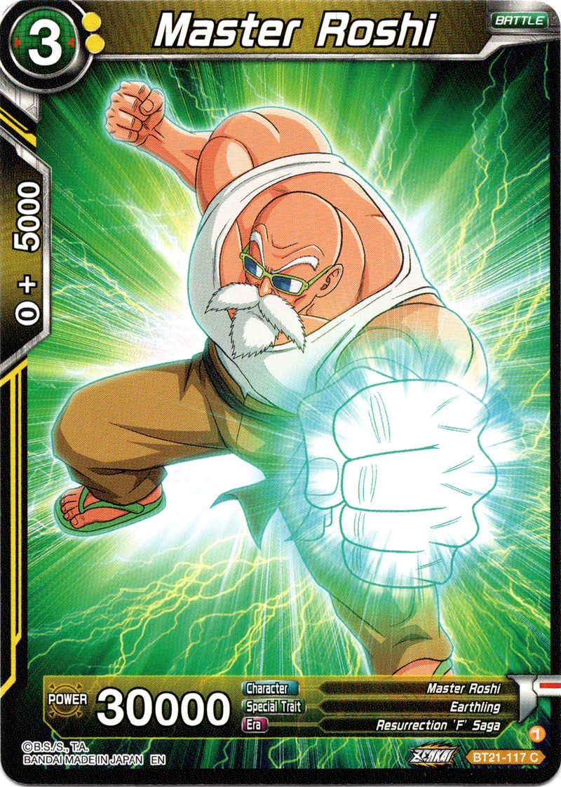 Master Roshi - BT21-117 - Wild Resurgence - Card Cavern