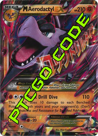 M Aerodactyl EX Premium Collection - Promos - PTCGO Code - Card Cavern