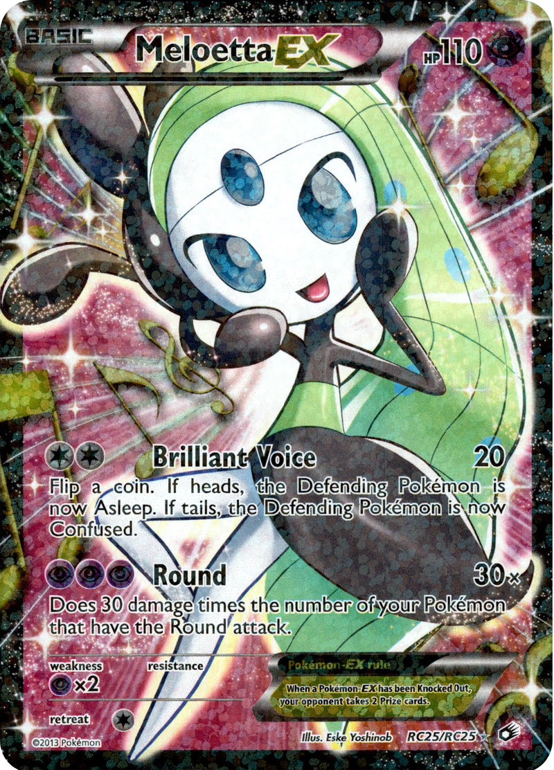 Meloetta EX Full Art - RC25/RC25 - Legendary Treasures - Card Cavern