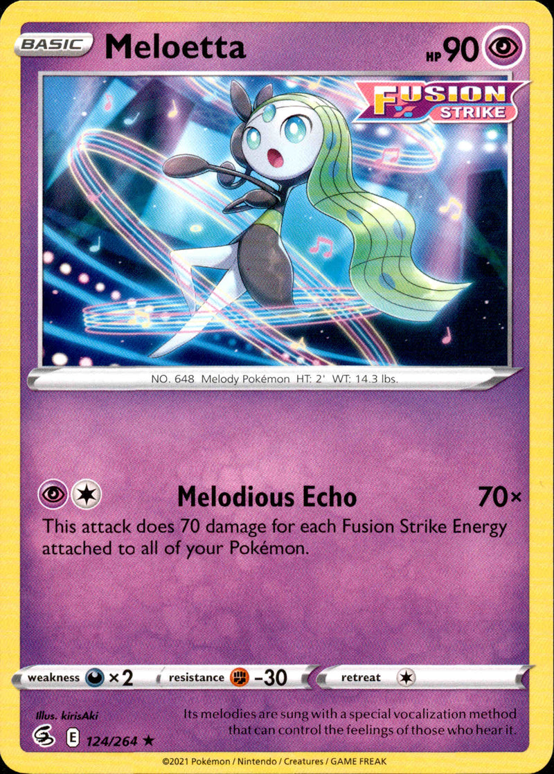 Meloetta - 124/264 - Fusion Strike - Card Cavern