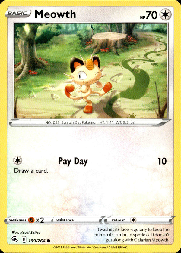 Meowth - 199/264 - Fusion Strike - Card Cavern