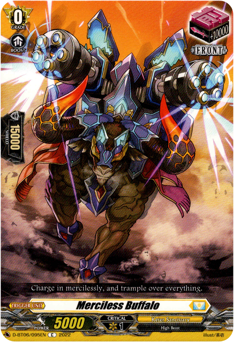 Merciless Buffalo - D-BT06/095EN - Blazing Dragon Reborn - Card Cavern