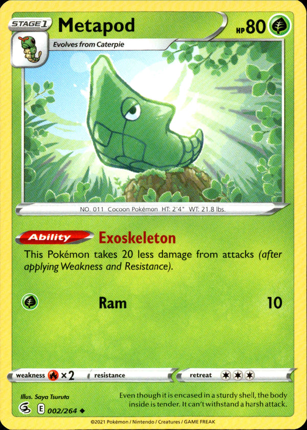 Metapod - 002/264 - Fusion Strike - Card Cavern