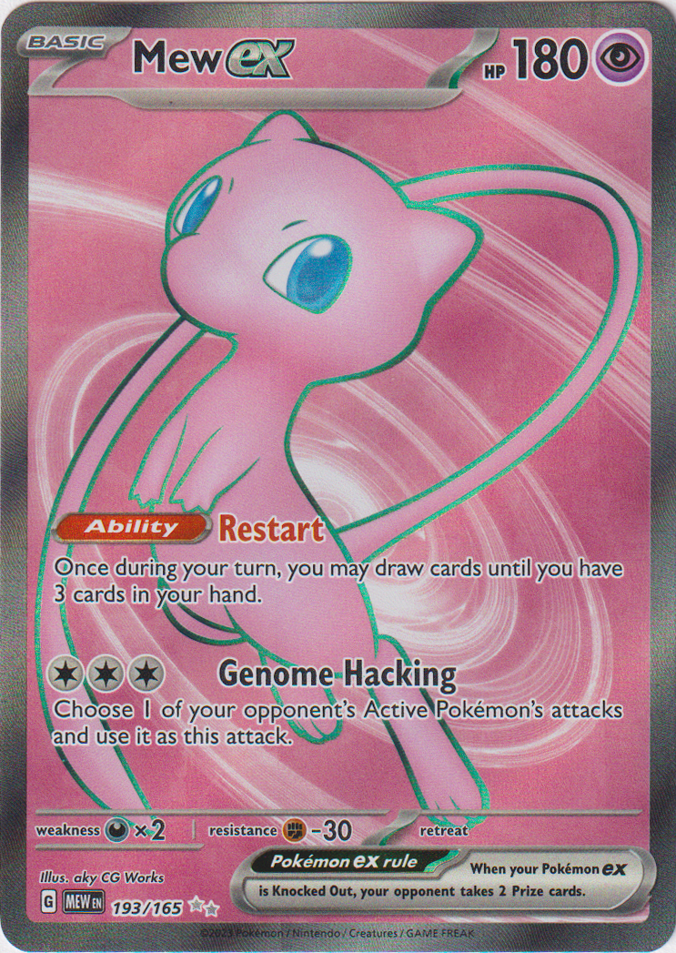 Mew ex - 193/165 - Scarlet & Violet 151 - Card Cavern